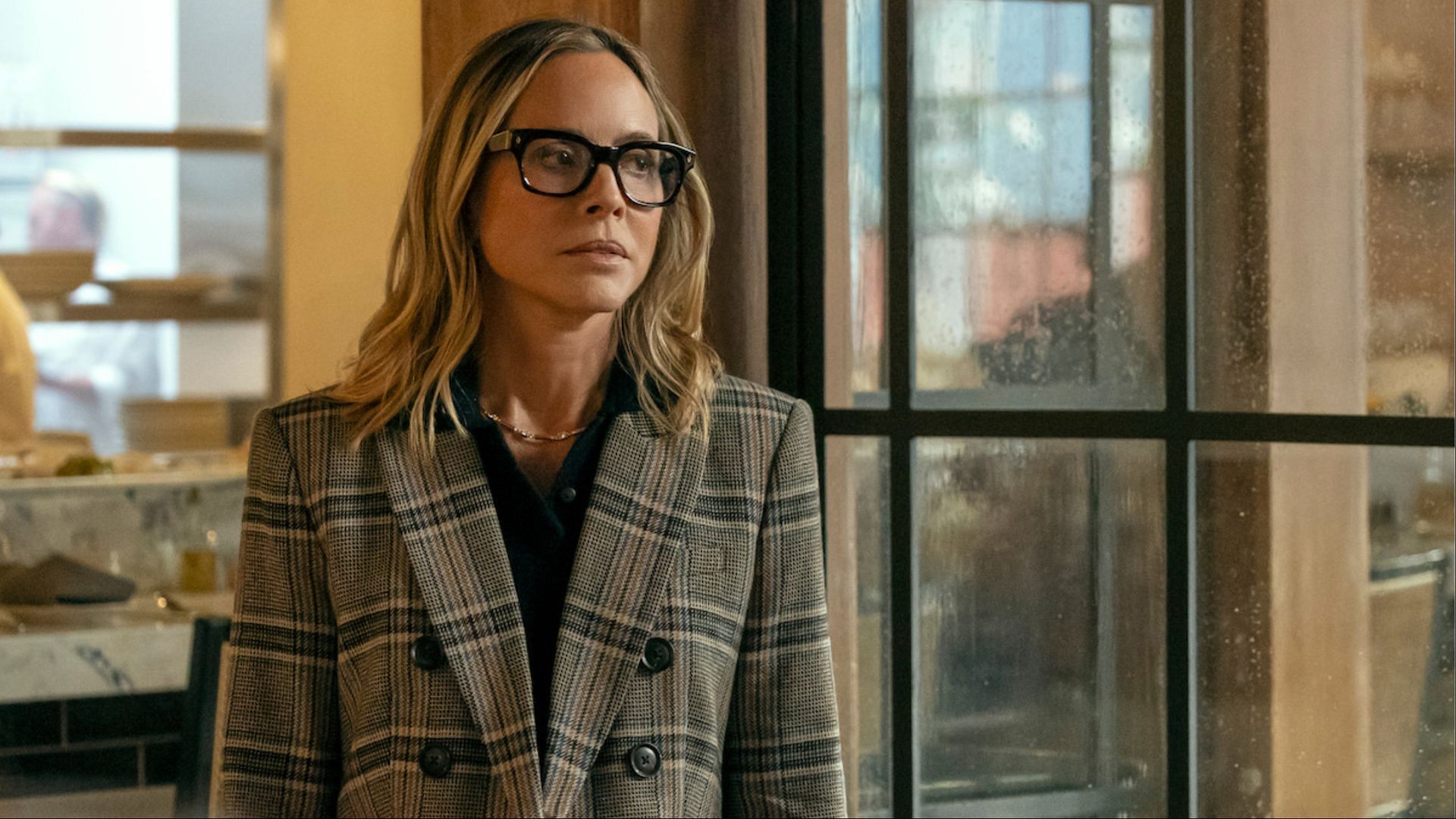 Belle Buckley is confronted with a decision that could betray her family in The Waterfront. (Image via Netflix)